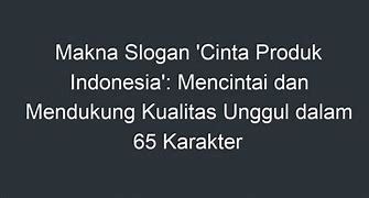 Slogan Produk Kerajinan